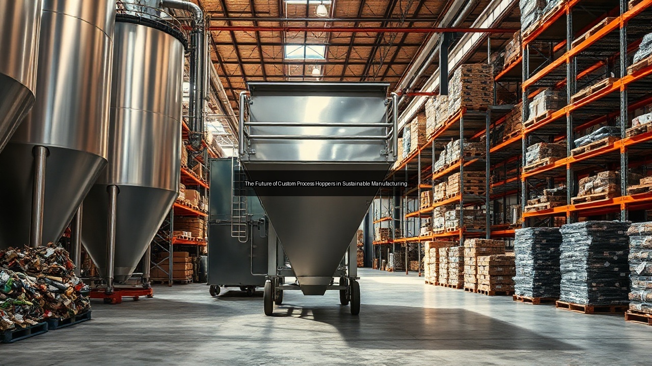 sheet metal process hoppers recyclables process gate
