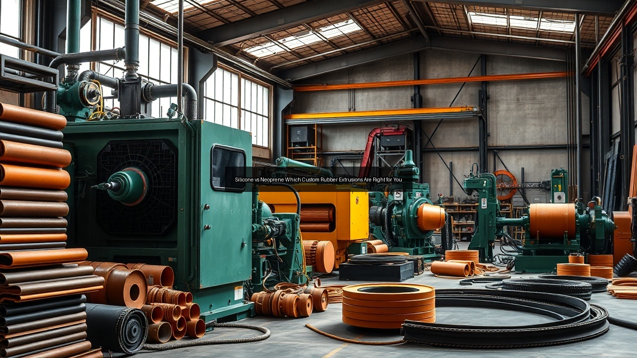 sponge rubber extrusion manufacturing fluid custom rubber products specification