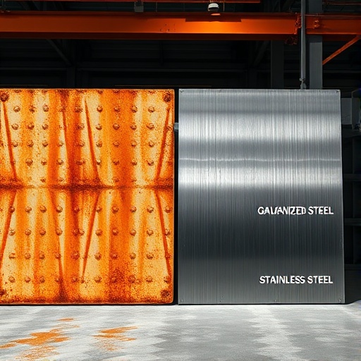 stainless galvanized corrosion galvanized steel vs stainless steel rust